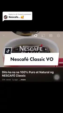 Replying to @JA Yuson #nescafe #classic #voiceover #voiceactor #commercial #digital 