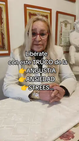 Libérate   con este TRUCO de la 👉ANGUSTIA 👉ANSIEDAD  👉STREES... #ansiedad #strees #angustia #draholisticafatimagomes #fatimagomes 