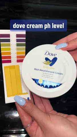 @dove rich nourishment cream ph level 🫶 #dovecream #phlevel #faceandbody #asmr 