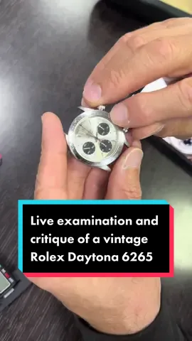 Albert calls John up to the office to take a look at a nice 6265 Rolex Daytona a client brought in #watchtok #timepiece #entrepreneur #luxury #nyc 