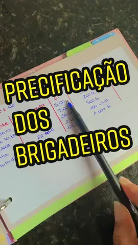 O video mais pedido por vocês!! Precificação dos meus brigadeiros 😊 #brigadeirogourmet #precificaçao #vendas #tiktok 