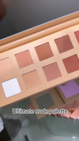Ultimate nude palette 🤎 #makeup #fy #pourtoi #eyeshadow #eyeshadowpalette #foryou 