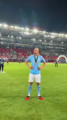 The king. #SuperCup #Haaland