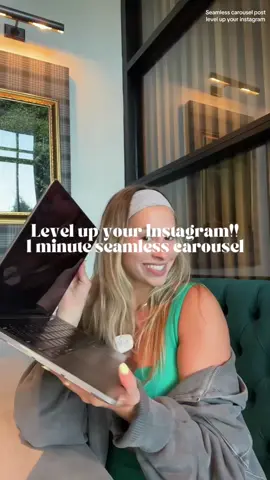 Best way to level up an Instagram post!! 🤳❤️‍🔥 I reccomend PineTools as an image splitter it works great and is free #canvatutorial #digitalmarketing #instagramtips #contentcreation 