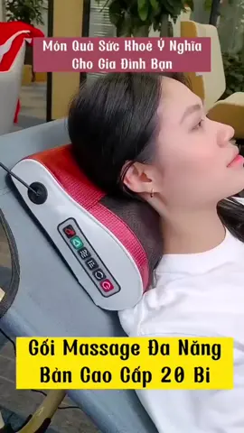 Gối massage hồng ngoại hỗ trợ sức khỏe gia đình bạn sale 50% ngay hôm nay #thethao #dulich #chaybo #giadinh #giadungthongminh #suckhoe #chame #quehuong 