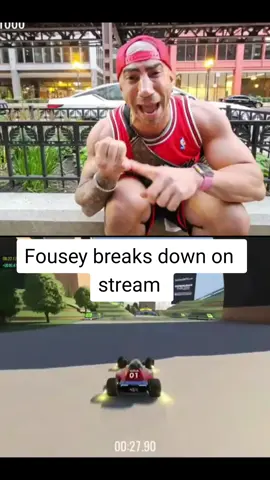 Fousey has  mental breakdown om stream#fouseytubey #twitch #fyp #1m 