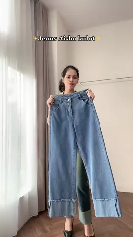 Jeasn aisha stickbalik#JEANS #KULOTJEANS #OOTD #HANGOUT #kulotjeanshighwaist #fashiontiktok #stickbalikjeansstretch #stikbalikjeans #kulotjeanshighwaist #fashionjeans 