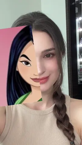 Love Mulan but was expecting Belle 🥺#fyp #cartoontwin #xyzbca 