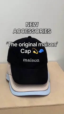 New Accessories หมวกลายปัก maison สุดคลาสสิค!✨🧢💥 #keepsdesign #หมวกแก๊ป #หมวก #เสื้อผ้าแฟชั่นผู้หญิง #KEEPSMidnight #tiktokshop 