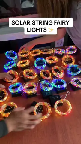 LED Solar String Fairy Lights ✨✨✨ #solarlights #solarstringlights #stringlights #ledstringlights #outdoorstringlights #stringfairylights 