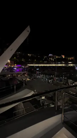 Monaco Grand Prix by night💸 #Superyacht #SuperyachtLife #Monaco #Luxury #MonacoGrandPrix #Millionaire #YachtParty 