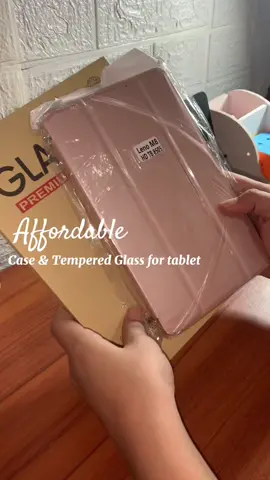 Affordable case and tempered glass for tablet🥰 Check the yellow basket✨ #casefortablet #case #tabletcase #temperedglass #temperedglassfortablet #tempered #lenovom8 #fyp #tiktokaffiliate #affordable #budolbySN 