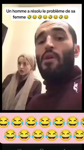Un homme a résolu le problème de sa femme 🤣😂🤣😂🤣😂🤣😂 