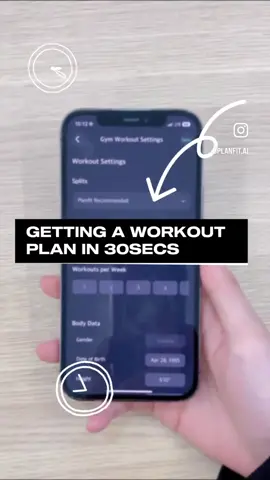 Only 30sec needed to get my workout routine #planfit #WorkoutRoutines #fitnesstips #gymapp #FitTok #gymtips #exercise #workout #gymmotivation #gymtimidation #Fitness #gym #exercise 