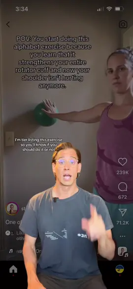 Tier-listing exercise - Rotator cuff #chiropractic #physicstok 