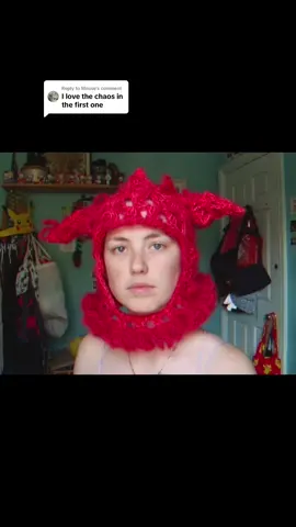 Replying to @Moose 360 of the chaos 💋 #crochet #fiberart 