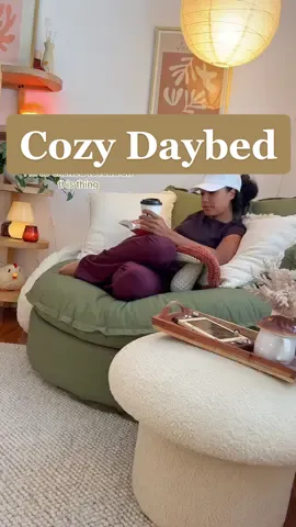 ahhhh!! if anyone needs me i’ll be in my lil corner📚🧶📺 #cozyhome #cozyoffice #officedecor #cozydesksetup #gamingroom #cozygamingroom #cozyreadingnook #readingnook #readingroom #playroomseries #playroom #cozygames #cozygaming #cozygamingroom #recroom  #cozyhobbynook #cozyhobbies #cozygamingnook #readingnookdecor #cozygamingsetup #hobbyroom #daybed Sixpenny neva daybed in quiet sage 