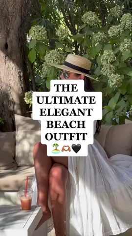 The ultimate elegant beach outfit 🏝️🤍  Kimono: Paloma Kimono @thealmond  Hat: 123358363 @asos  Sunglasses: @Ray-Ban  Earrings: Smooth gold @bijoubrigitte #TikTokFashion #parati #fypシ゚viral #summerlooks #elegancia #elegantstyle #greece #greecetiktok #parisianstyle #summeroutfit #oldmoneyaesthetic #oldmoneyoutfits #oldmoney 