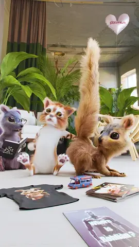 Never put your finger in your friend 👉🚫 #squirrel #egofilm #petz 