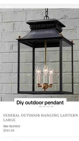 Diy## pendant dupe #homedecor #DIY #dupe #homemade #outdoorlights #outdoorlightsonabudget #homerenovations 