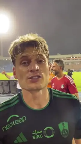 اليويسكي : للأهلي جينا 💚🤍  #دوري_روشن_السعودي #الأهلي 