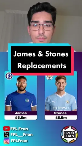 Who are the best James and Stones replacements from City and Chelsea? FPL 23/24! #fpltok #fpltips #fantasypremierleague #fplcommunity #fpl #FPL #fpltiktok 