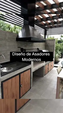 Diseño de Asadores BBQ Modernos #bienesraices #casamoderna #BBQ #asadores #realestate 