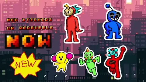 My new stickers are on my redbubble link in bio