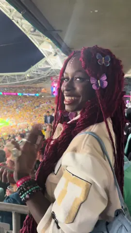 When your Anthem is played for almost 100k people at the FIFA WWC SEMIFINALS game🥹🤎  Look mommy, i did it!❤️‍🔥 @fifa @fifawomensworldcup @fifaworldcup 
