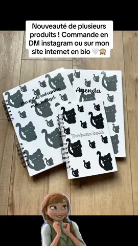 Nouveauté de plusieurs produits ! Commande en DM instagram ou sur mon site internet en bio 🤍🙈 #agenda #planner #chat #cat #chatsnoirs #agendas #organisation #entreprisequebecoise #petiteentreprise #compagniequebecoise #SmallBusiness #fyp #montreal #canada