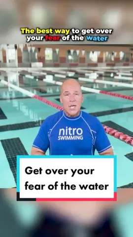 Conquer your water fears with simple steps! #nitroswimming#adultswim#facethewater #buildconficence #swimminglessons #swimmingtips