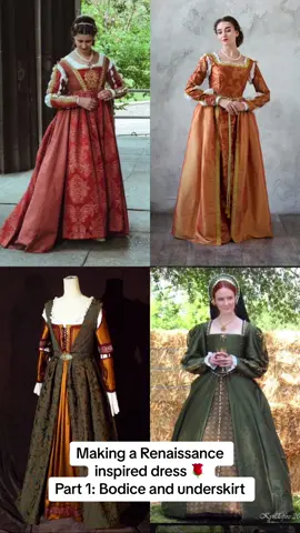 Making a Renaissance inspired dress, part 1 ✨ Had to break this process up since it was multiple pieces! Stay tuned for part 2 🧡  #sewingtiktok #sewingforyoupage #cosplaysewing #cosplayer #costumesewing #costumingtiktok #costumer #foryourpage #fyp #fyp #renfairetiktok #renaissancefestival #renaissance #renaissancedress  #renaissanceinspiredoutfits 