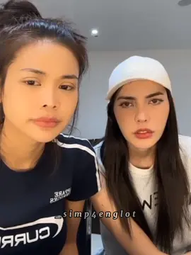 Englot looking and smiling at each other through the screen 🤍 #englot #อิงล็อต #engfawaraha #อิงฟ้ามหาชน #charlotteaustin #ชาล็อตออสติน #gxg #wlw #fyp 