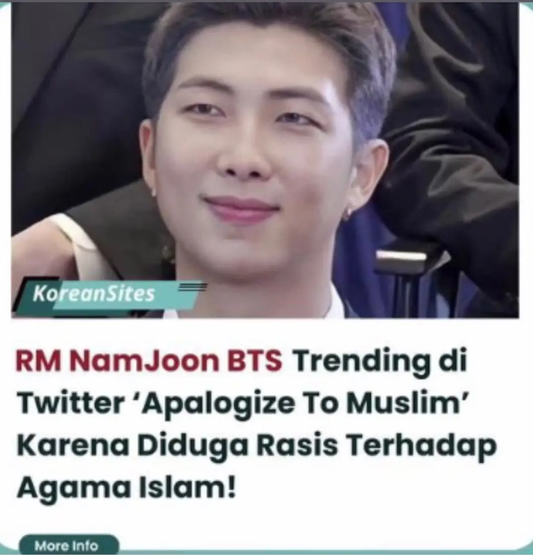 i love you as an idol🥺 but kalau menyangkut agama sebagai muslim aku jg tdk bisa diam 