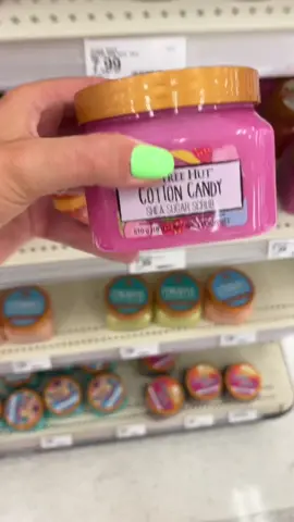 Tree hut!!! Will make you smell divine!!!! Im not kidding!! Cotton candy is my personal fav!! @Walmart @target @Tree Hut #smellgood #treehutsugarscrub #treehut #walmartfinds #targetfinds 