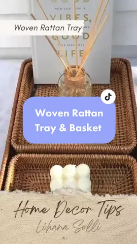 Cantiknya hias rumaj dengan woven rattan basket atau tray ni, estetik sangat, macam2 design ada boleh tgk di beg kuning #wovenrattanbasket #wovenrattantray #rattanbasket #rattantray #bakulrotan #homedeco 