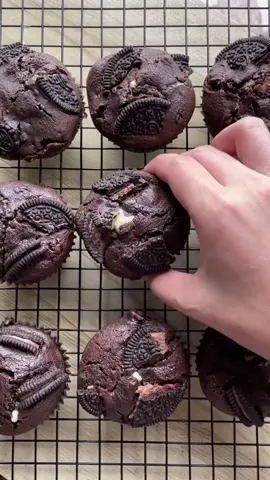 OREO CREAMCHEESE MUFFINS * 1 cup All-purpose flour * 1/4 cup Unsweetened cocoa powder  * 1/2 cup White granulated sugar * 1/2  tsp Baking powder * 1/2 tsp Baking soda * ½ teaspoon Salt * ¾ cup Buttermilk * 1 egg * 1/4 cup vegetable oil * 1 tsp Vanilla extract * 1/2 cup Oreo chunks plus more to top the muffins CREAMCHEESE FILLING *1/2 cup Creamcheese *1/4 cup Sugar *1/2 tsp vanilla *1 tsp All Purpose Flour Instructions: * Preheat oven to 425F. * In a large bowl, whisk together the flour, cocoa powder, sugar, baking powder, baking soda, and salt until well combined. * Add the buttermilk, egg, oil, and vanilla to the dry ingredients. Gently mix until just combined. * Gently fold in the chopped Oreo chunks into the muffin batter. For the Cream Cheese Filling: * In a separate bowl, prepare the cream cheese filling by mixing cream cheese, sugar, vanilla and flour. Mix until smooth. * Line a muffin tin with liners and fill each liner with the batter. * Squeeze the cream cheese filling into the center of each muffin. * Sprinkle additional Oreo pieces on top of each muffin. * Place the muffin tin in the preheated oven and bake for approximately 15 minutes or until a toothpick inserted into the muffins comes out clean. * Once baked, remove from the oven and allow the muffins to cool in the tin for a few minutes before transferring them to a wire rack to cool completely.