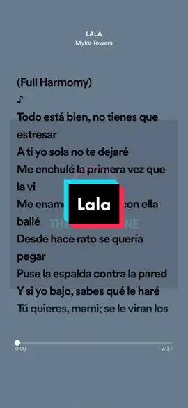 Lala - Myke Towers #the_lyrics_zone #canciones #letrasdecanciones #lyrics #musica #regueton #song #music #regueton #song #music #parati #paratii #paratipage #fyp #fypシ #foryoupage #myketowers #lala 