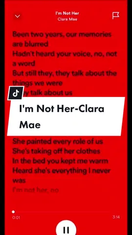 I'm Not Her #claremae#Imnother#lyrics#song#music#musicusuk#c_music_usuk_lycrics#xuhuong#fyp 