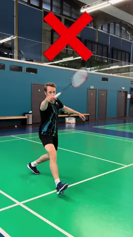 #badminton #liftings #mistake