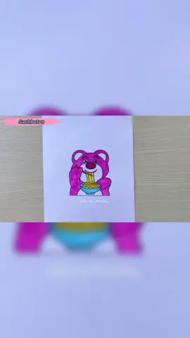Cách làm đồ chơi gấu dâu lotso ăn mì bằng giấy #viral #xhtiktok #fiberpen #trend #bachtoschool #dungcuhoctap #tiktokgiaitri 