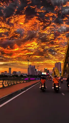 The sunset is so beautiful#sunset 