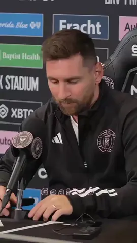 Messi first interview in miami 🇦🇷🐐 || #messi#intermiami#goatleo#football#edit#messiedit#aftereffects#interview#footballedit#MLS#gl 