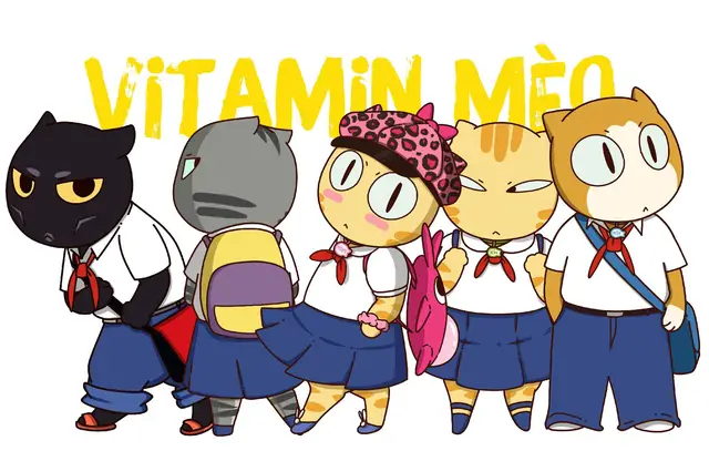 Đi học cùng 5 con báo #vitaminmèo #mỹdiệu #mỹdiệucomic #mydieucomic #vitaminmeo