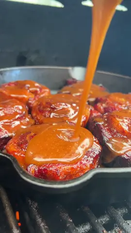 Pork Cinnamon Buns 🤤 Think Low n Slow Pork Belly Burnt Ends glazed in a sweet, sticky sauce. These are a must-try 👌 Written recipe on our IG. #cheatmeats #pork #porkbelly #bbq #barbecue #bbqtiktok #keto #carnivore #bbqrecipes #Recipe #recipesoftiktok #meat #foodtiktok 