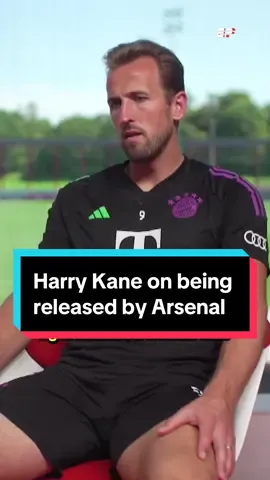 Harry Kane on how he dealt with being released by Arsenal at a young age 🙌#Arsenal #Bayern #Bundesliga 
