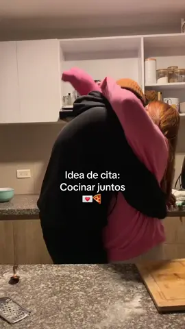 Idea de cita: Cocinar juntos 🤍 🍕 #fyp #parati #ideadecita #cita #relacionessanas #foryou 