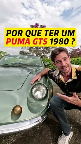 PUMA GTS 1980! 🇧🇷 Por que ter um Puminha desses na sua garagem? O lendário esportivo nacional fez história e fortaleceu nossa cultura automotiva. A versão GTS em especial ainda trazia todo o charme de um carro conversível e é um ótimo veículo para quem quer ter um carro antigo na garagem 😉 Esse exemplar está à venda! Interessados enviar inbox! 📩 #pumagts #pumagts1980 #gts #puma #pumaautomoveis #80s #veicularte #canalveicularte #culturaautomotiva #carrosantigos #oldcars #carrosclássicos #pumabr #puminha  @BrennoDiRossi #CapCut 