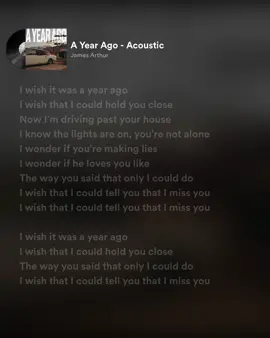 23.40#ayearago #jamesarthur #liriklagu #foryoupage #fypシ