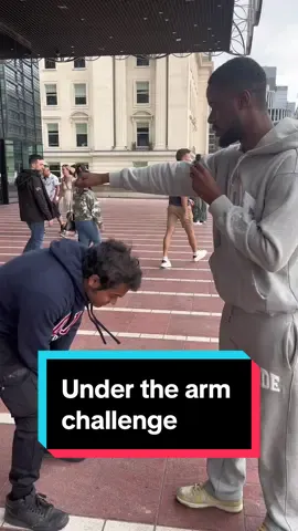 Under the arm challenge 💪🏾 #fyp #viral #foryoupage #pranks 